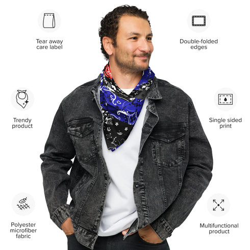 Pup Pride Waves Bandana